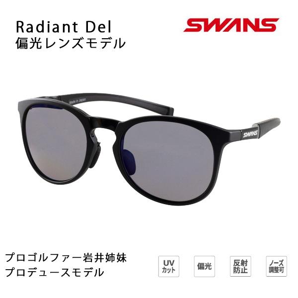 SWANS スワンズ サングラス 偏光 Radiant Del マットブラック