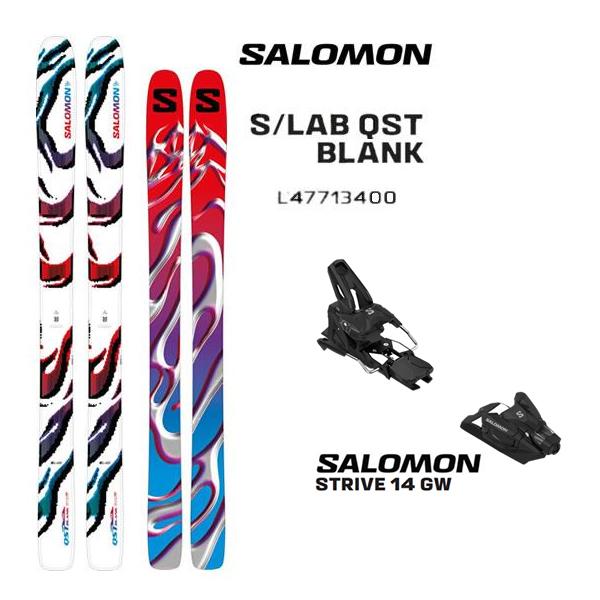 【2025-2026モデル】送料無料・代引き不可【日本正規品】サロモン スキー板 salomon スキー 日本正規品S/LAB QST シリーズQST BLANK (キューエスティー ブランク)第2世代のQSTブランクはハードなパフォーマン...