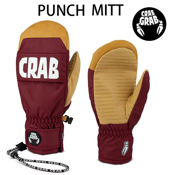 クラブグラブ グローブ PUNCH MITTEN MAROON マルーン CRABGRAB