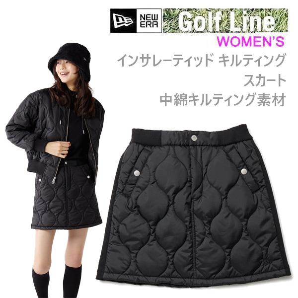 【新品未使用】New Era ブラック キルティングスカート　ゴルフウェア NEW ERA（ニューエラ） ゴルフウェア Women's インサレーティッド