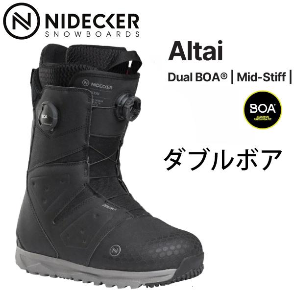 NIDECKER（ナイデッカー） スノーボードブーツ ALTAI アルタイ BLACK