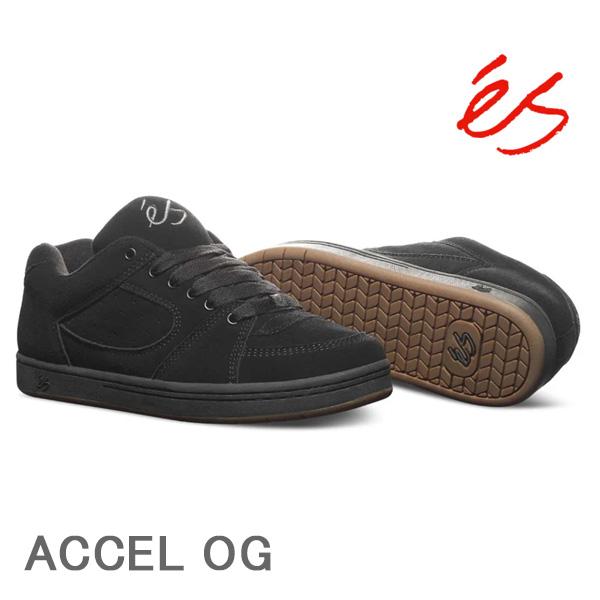 es(エス) accel og アクセル og / BLACK スケートシューズ スケシュー スニーカー 靴