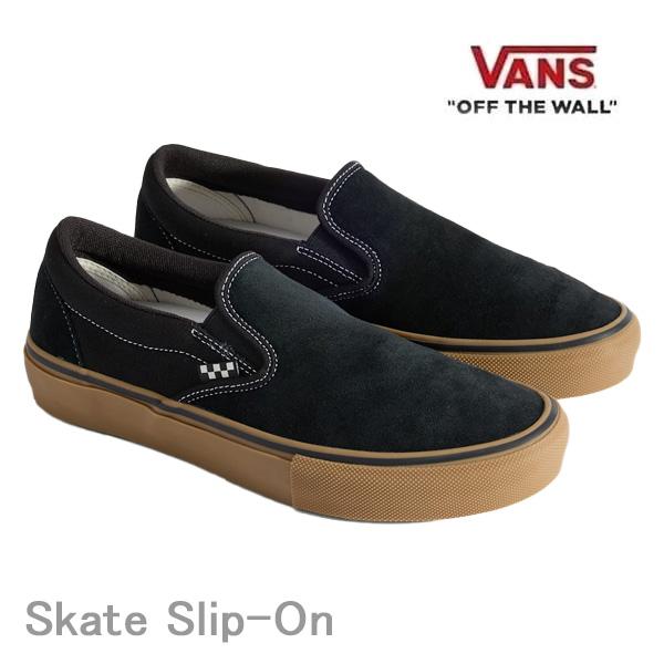 バンズ スニーカー VANS SKATE SLIP-ON / BLACK/GUM (VN000EG5B9K) ヴァンズ スケート スリッポン スケート シューズ