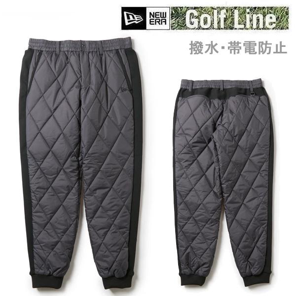 ニューエラ ゴルフ インサレーティッド キルティング パンツ グラファイト (15129489) 日本正規品 newera ゴルフ