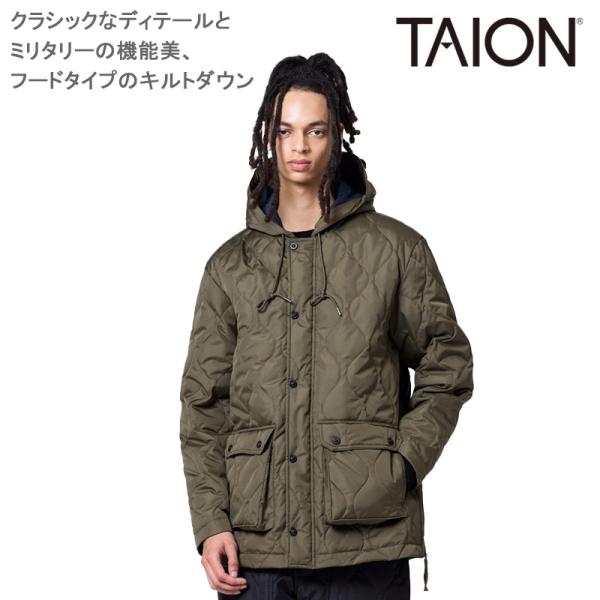 TAION タイオン ミリタリー ダウンパーカー TAION-106BZML-1 ジャケット メンズ レディース ユニセックス アウター 軽量 保温 撥水