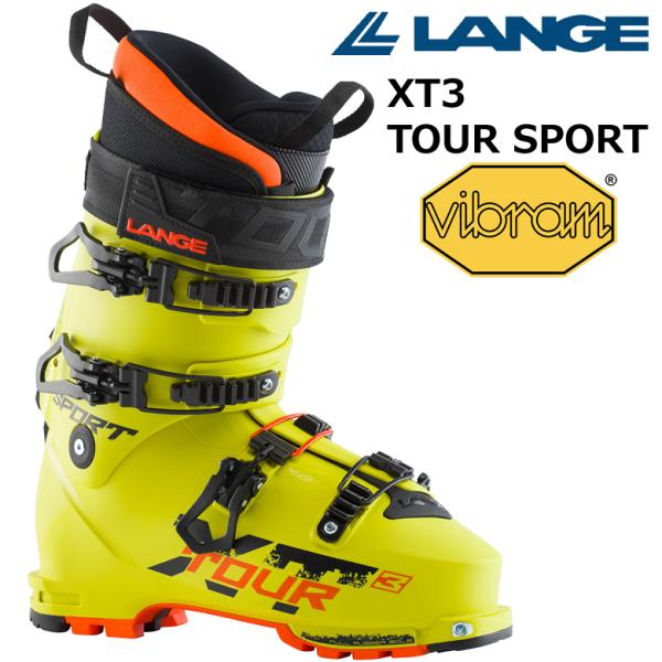 スキーブーツ ラング テックビンディング対応 XT3 TOUR SPORT（ACID YELLOW）LBK7330 (22/23 2023) フリーライド LANGE スキーブーツ