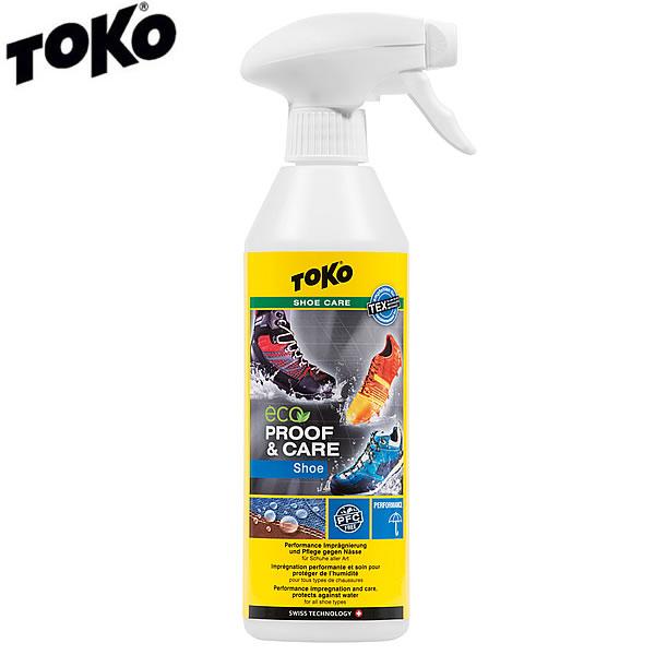 TOKO(トコ)Eco シューズ プルーフ＆ケア 500ml ハンドスプレータイプ生地をいためない万能型の靴用撥水スプレーです。スポーツ、ハイキング、レジャー靴専用の防水加工とケア用品あらゆるアッパー素材の靴(皮革、ナイロン、コンビ)にお使...