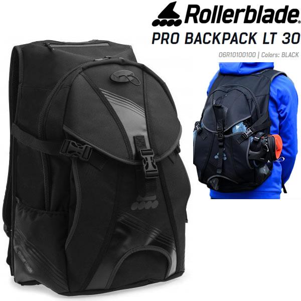ROLLERBLADE ローラーブレード インライン用 バッグ バックパック 日本正規品PRO BACKPACK LT 30 Black (06R10100100)バッグ正面にインラインスケート1足とヘルメット1個が装着可能なバックパック。...