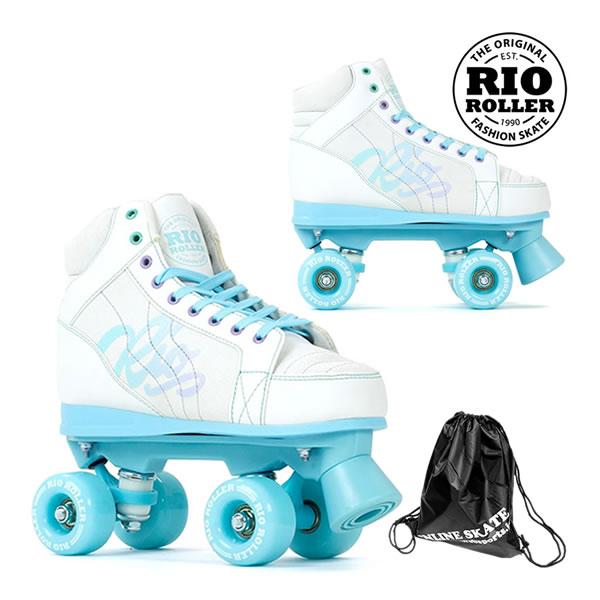 今なら、当店オリジナルの収納用ナップザックをもれなくプレゼント。RIO ROLLER(リオ・ローラー)クワッドスケートは、ウィールが自動車のように前後四隅に配置されたローラースケートのことを言います。クワッドスケートは小回りがきき、回転しや...
