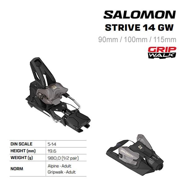 SALOMON サロモン ビンディング STRIVE 14 GW Metal (L41775100 SALOMON サロモン ビンディング STRIVE 14 GW Metal (L41775100