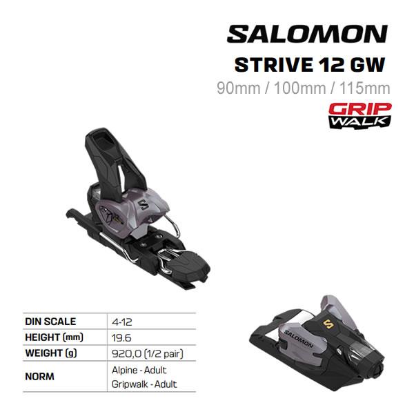 SALOMON サロモン ビンディング STRIVE 12 GW Silver Shifted SALOMON サロモン ビンディング STRIVE 12 GW Silver Shifted