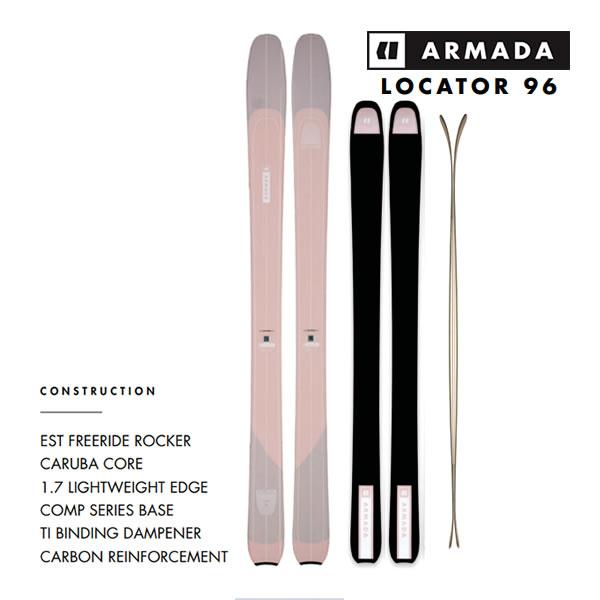 ARMADA アルマダ スキー板 ロケーター 96 LOCATOR Rose 単品 (板 ARMADA アルマダ スキー板 ロケーター 96 LOCATOR Rose 単品 (板