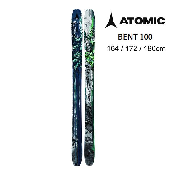 ATOMIC アトミックスキー板 2024 BENT 100 スキー板 単品 (板 ATOMIC アトミックスキー板 2024 BENT 100 スキー板 単品 (板
