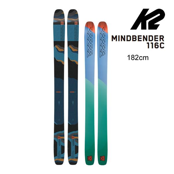 K2 フリースタイルスキー MINDBENDER 116C マインドベンダー116C (23-24 2024) スキー板 単品 (板のみ) ケーツー  日本正規品