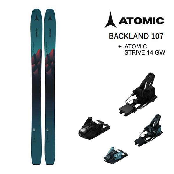 アトミックスキー板 2024 BACKLAND 107 バックランド (23-24 2024) +  