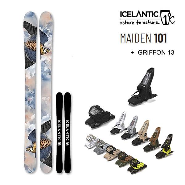 ICELANTIC スキー 2024 MAIDEN 101 メイデン101 (23-24) + 24 マーカー