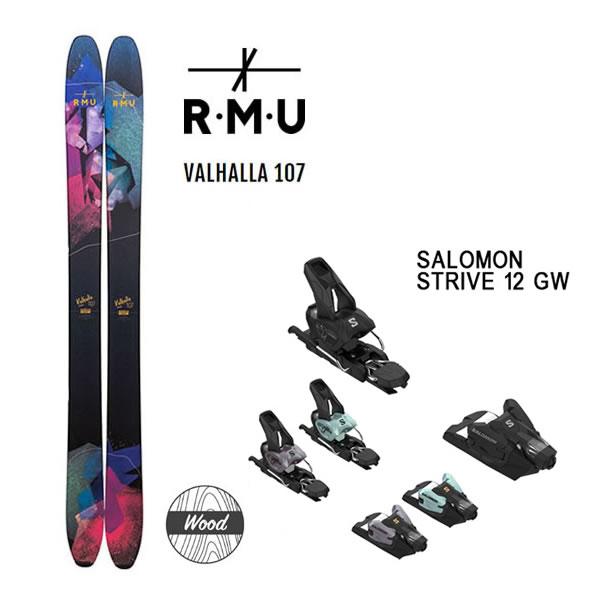 RMU SKI 2024 VALHALLA 107 WOOD (23-24 2024) + 25 サロモン RMU SKI 2024 VALHALLA 107 WOOD (23-24 2024) + 25 サロモン