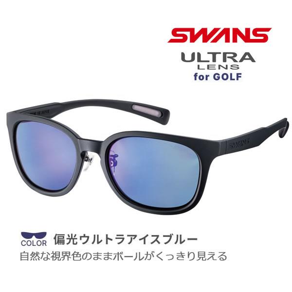 SWANS サングラス 青レンズ 黒フレームPW-0167