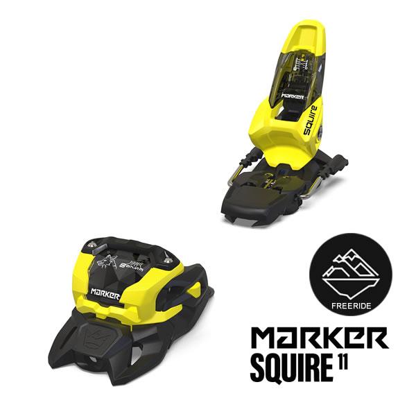 マーカー ビンディング MARKER SKI BINDING 日本正規品SQUIRE 11 (スクワイヤ 11)スクワイヤは超軽量ながらも高い拘束力と安全性能を持ちます。 ジュニアから大人まで、フリースキー入門者からベテランライダーまで、 ...