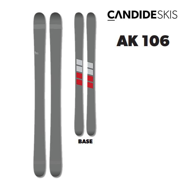 CANDIDE SKIS キャンディッド スキー 2026 AK 106 -Grey- エーケー106