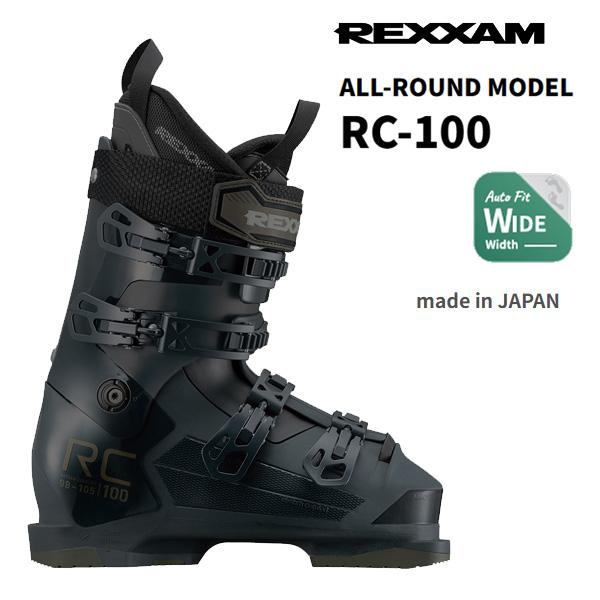 レクザム スキーブーツ 日本正規品ALL-ROUND MODELRC-100【color】DARK NAVYブーツ性能と快適性を合わせ持つ、オールマイティに楽しめる中上級者向けのFLEX 100設定。快適なS24インナーを採用。Detail...