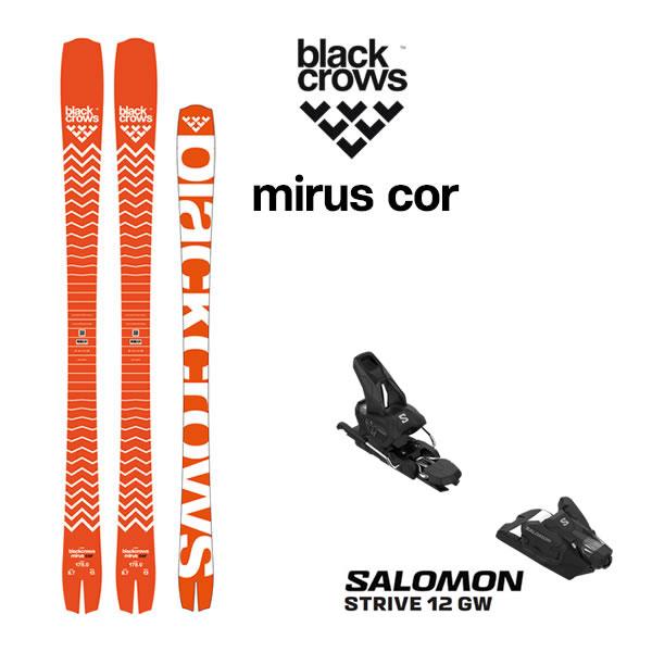 【2025-2026モデル】送料無料・代引き不可【日本正規品】BLACKCROWS SKIS ブラッククロウズMirus cor (ミルスコア)Mirus Corは、パフォーマンスとデザインから生まれたスキーオブジェクトであり、フリースタイ...