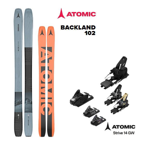 【2025-2026モデル】送料無料・代引き不可【日本正規品】BACKLAND 102 (バックランド 102)BACKLAND FRフリーライド・ツーリング装備は雪面を軽快に駆け抜けます。軽量化されて楽に登ることができます。汎用性の高い形...