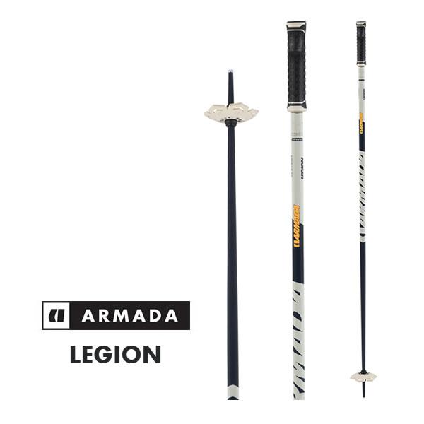 ARMADA アルマダ スキーストック スキーポール 日本正規品LEGION (25-26 2026)A7075超々ジュラルミン製16mmのアッパーと18mmのローシャフトを組み合わせた伸縮式のツアーポール。フリーライドからバックカントリー...