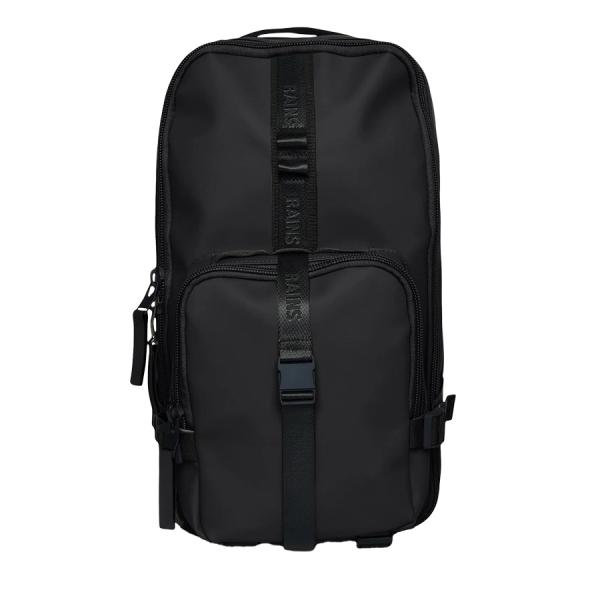 新品未使用　人気商品ブラック【RAINSバックパック】 Amazon.co.jp: RAINS ロールトップ リュックサック ミニ