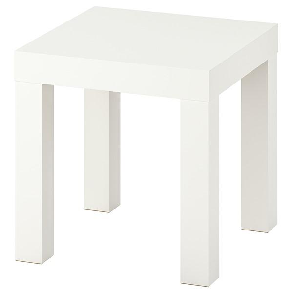 LACK ラック サイドテーブル, ホワイト,長さ: 35 cm幅: 35 cm高さ: 35 cm最大荷重: 10 kgこの小さいサイズのLACK/ラック テーブルは家中どこでも使えるうえに、同じシリーズの大きいテーブルの下に滑り込ませれば...