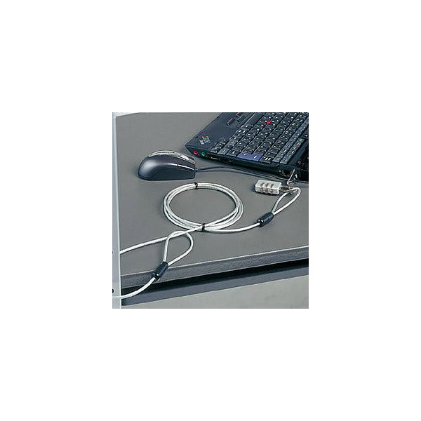 セキュリティワイヤー 鍵 ダイヤル式 パソコン ノートPC 盗難防止 セイテック