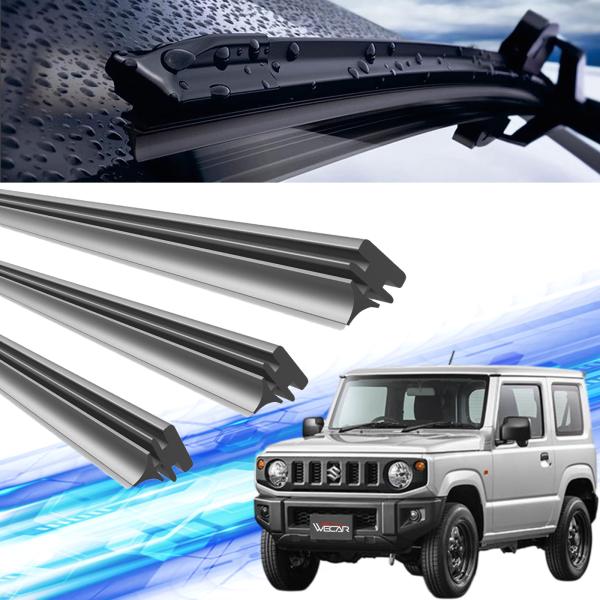 新型 ジムニー JB64W JB74W 替えゴム 適合サイズ 純正互換品   天然ゴム 運転席 助手席 リア 3本セットスズキ　ジムニー シエラ 専用　 H30
