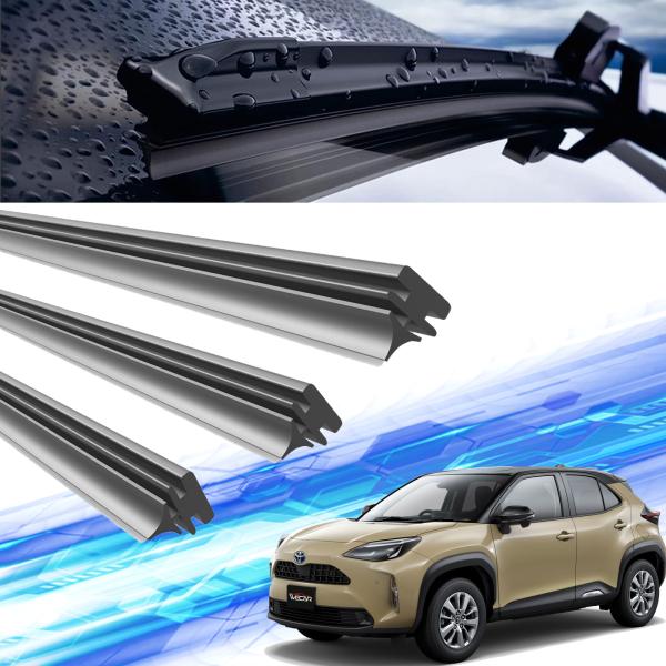 【適合車種】ヤリスクロス 【対応型式】MXPB10 MXPB15 MXPJ10 MXPJ15【対応年式】H28~(2016~)※車種 型番 年式 統一しない場合は使用できません【注意事項】※当製品は互換品の専用ワイパーゴムで、大手ワイパーメ...