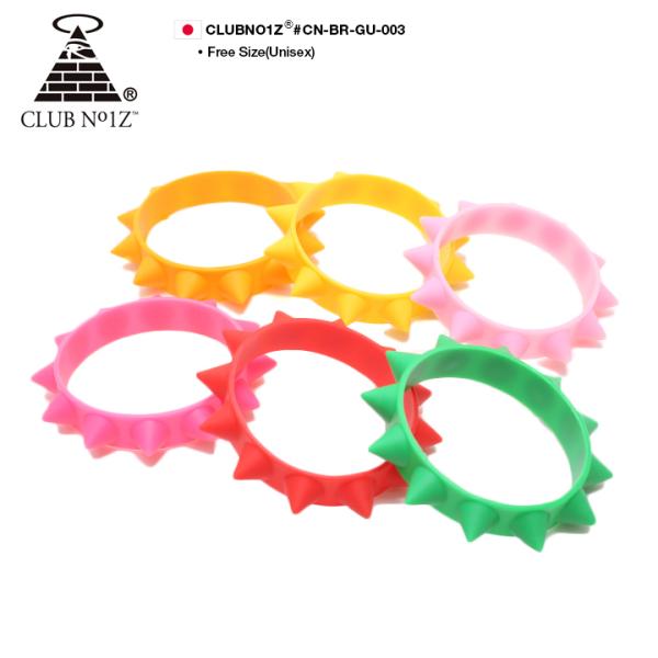 クラブノイズ CLUB NO1Z スタッズ ブレスレット ラバーブレス