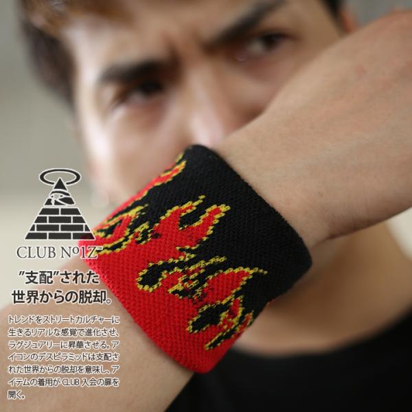 クラブノイズ Club No1z リストバンド メンズ レディース ファイヤーパターン 手首バンド 片手用 手首サポーター 黒赤青 ダンス衣装 スケート ジム スポーツ Buyee Buyee Japanese Proxy Service Buy From Japan Bot Online