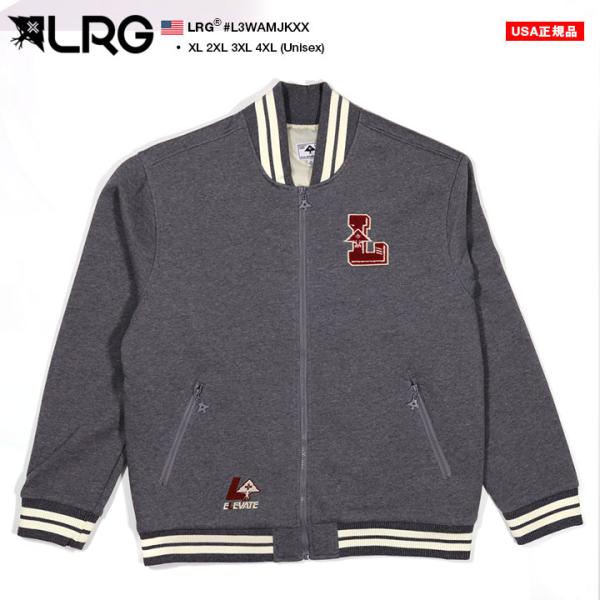 LRG アウター 長袖 スウェットスタジャン ブルゾン 大きいサイズ 