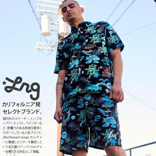 メーカー包装済 送料無料 エルアールジー Lrg 半袖シャツ E1006 かっこいい アロハシャツ アフリカ大陸 サンセット柄 南国 ハワイアン 総柄 赤 アメカジ ダンス スケート ブランド S M L Xl 2l Ll B系 ヒップホップ ストリート系 ファッション 服 メンズ