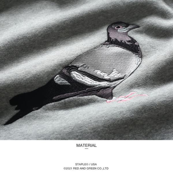 ステイプル Staple パーカー スウェット 長袖 大きいサイズ 裏起毛 かっこいい おしゃれ 鳩 刺繍 ロゴ ビッグシルエット ハイ 21年 春新作 本格派大人のb系xl 零zero 通販 Yahoo ショッピング