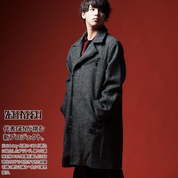 お手頃価格 ブランドz19ab17 ストリート系 バンド ロック ヒップホップ B系 チェック柄 かっこいい おしゃれ トップス オーバーコート チェスターコート ロングコート ゼファレン 大きいサイズ 緑 グレー 春秋冬用 レディース メンズ 秋 アウター Zephyren マイファスhiro