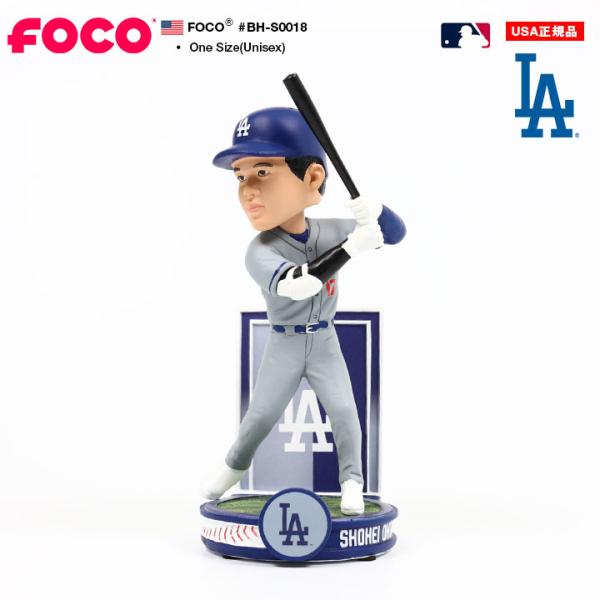 FOCO ドジャース 公式 大谷翔平 フィギュア バブルヘッド 人形 バッター 打者 二刀流 MLB 世界2025個限定 LA 限定品 Dodgers フォコ ボビングヘッド
