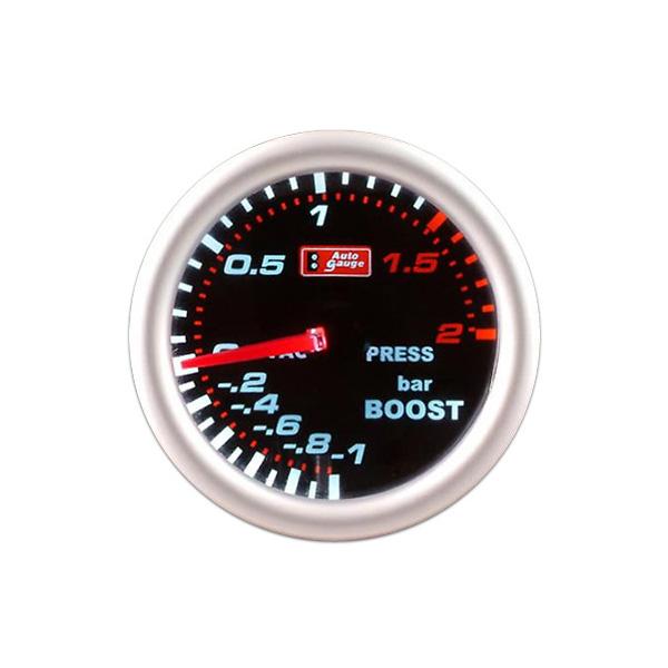 ターボのかかり具合が判り、規定値よりもブーストがかかっていない/ブーストが全くかからない等トラブルの発見に役立ちます。エンジンの調子や燃費走行等に役立ちます。針の回転が眼をみはり、機能的でターボ車で使用度が多いメーターです。爆買い