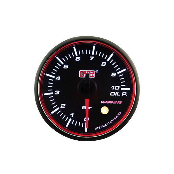 AUTO GAUGE オートゲージ 油圧計 RSM 52Φ エンジェルリング ホワイト 