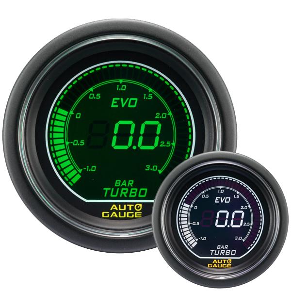 AUTO GAUGE（オートゲージ） ブースト計 52Φ デジタルLCDディスプレイ