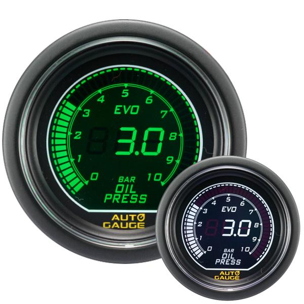 オートゲージ 油圧計 52f デジタルlcdディスプレイ ホワイト グリーン 車 メーター Autogauge 612op Ryu Weimall 通販 Yahoo ショッピング