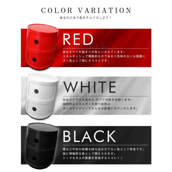 コンポニビリ リプロダクト 2段 ジェネリック家具 スツール 黒 北欧 円柱 フタ付き サイドテーブル 収納ボックス 丸型 即日出荷