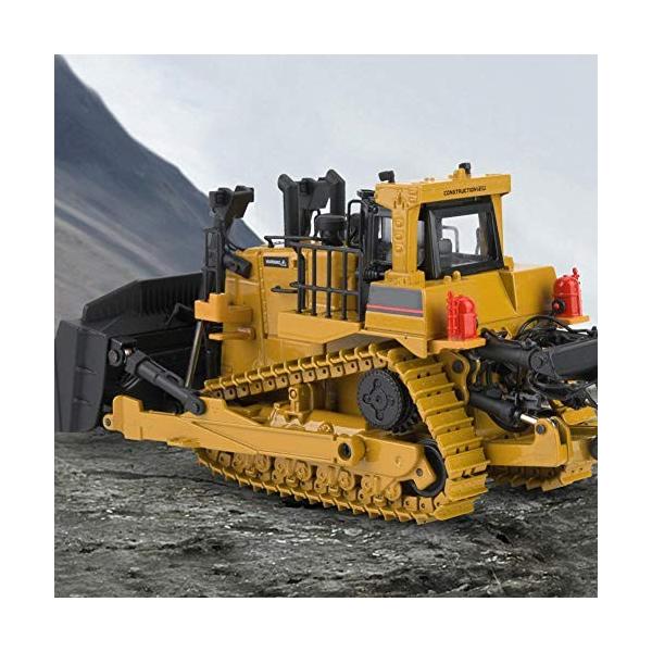 Rcトラックモデル 建設車両 エンジニアリングブルドーザーモデル ブルドーザーおもちゃ トラクター 1 Blusquare Org