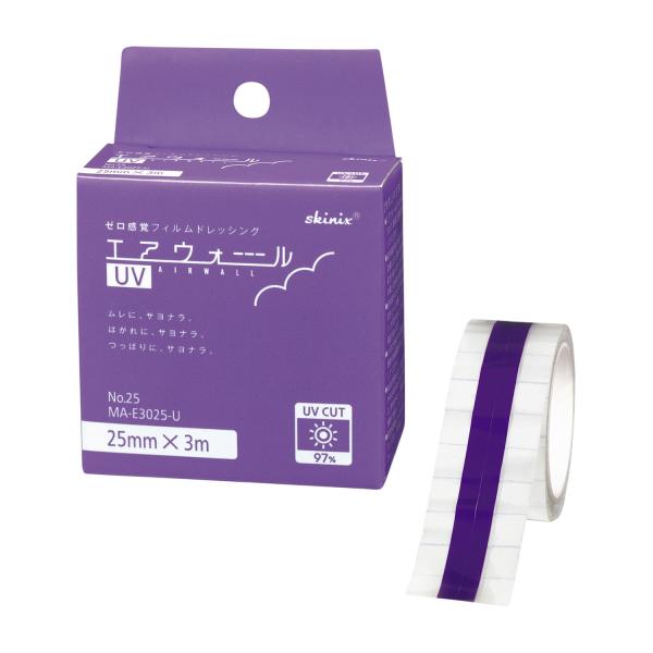 UVカットフィルムドレッシング エアウォールUV No.25 25mm×3m 1巻入 MA  