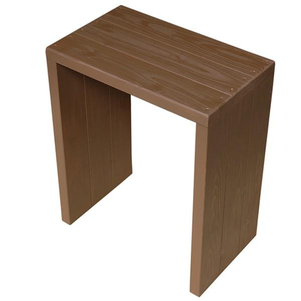 【完成品・日本製】WelcomeWood 木製フラワースタンド WSW45H-CB 幅45×奥行27×高さ54cm カフェブラウン（CB）