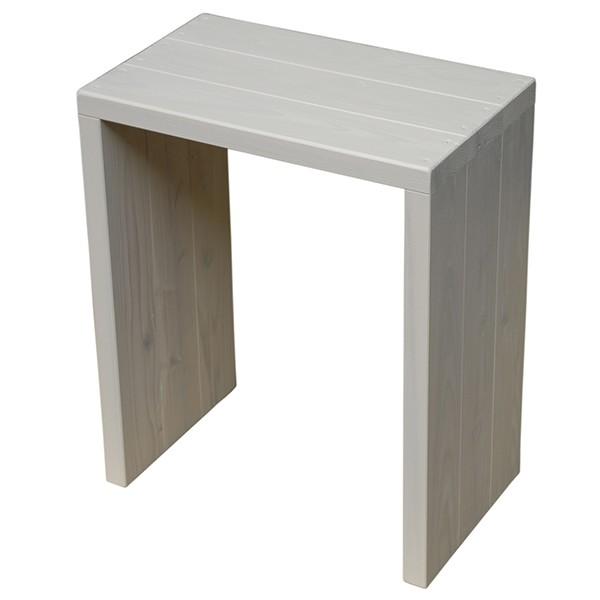【完成品・日本製】WelcomeWood 木製フラワースタンド WSW45H-GC 幅45×奥行27×高さ54cm ガーデンクリーム（GC）