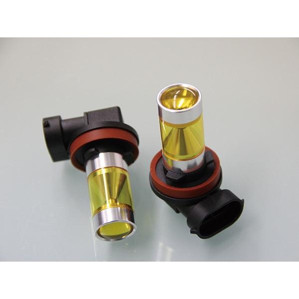 超高照度H11/H8用LEDバルブ 超照度 LEDバルブ H8/H11/H16共通 イエロー フォグランプ用 : ウエルク